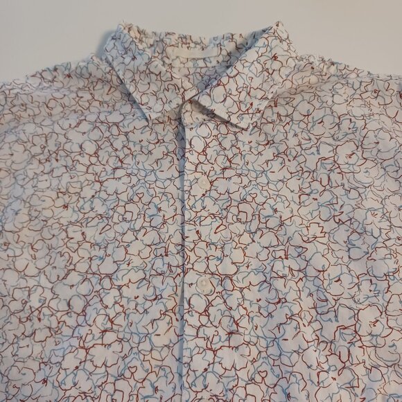 Ted Baker Shirt XL Men Floral Graphic All Over Print - Picture 2 of 6